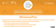 Convocatoria Erasmus+ 2023 KA122