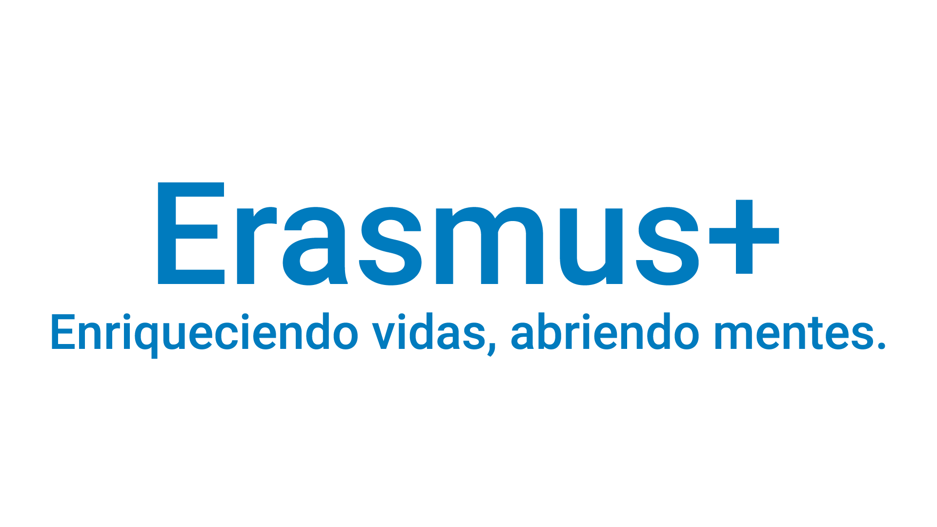 Logo Erasmus+ alineación centrada